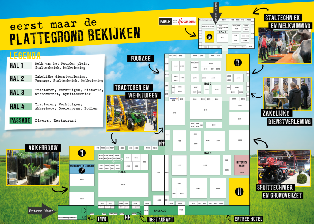 Plattegrond De Landbouwbeurs 2024 - klein